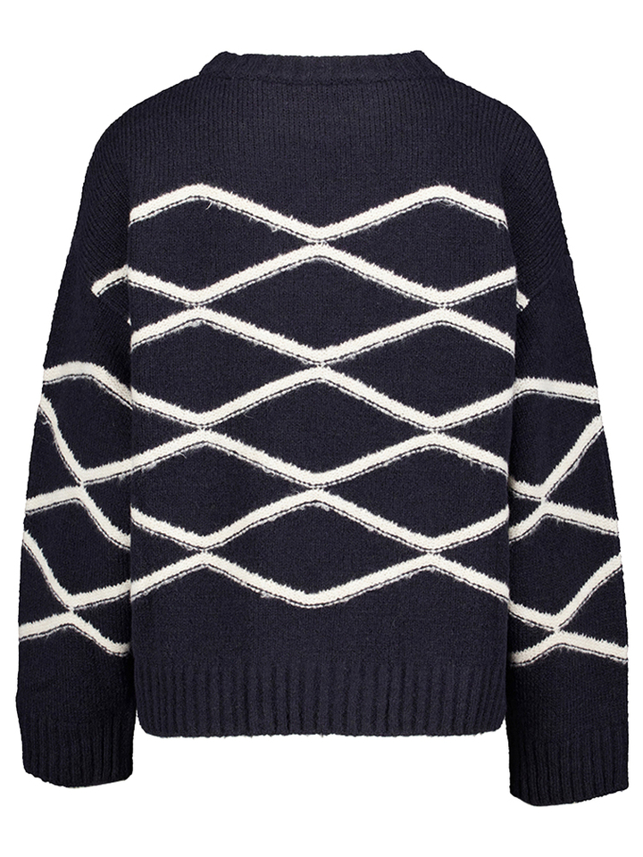 Donkerblauwe gebreide pull Triumph Indee Girls 