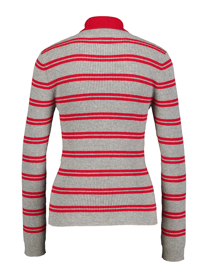 Grijze pull met rode strepen Twist Indee Girls