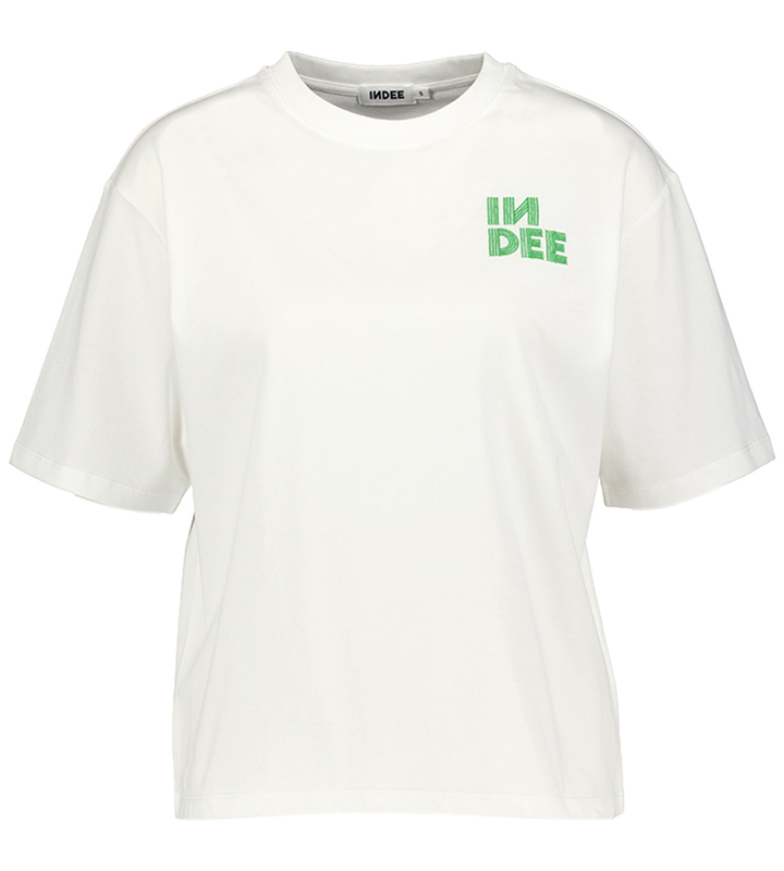Witte t-shirt met korte mouwen Taros Indee