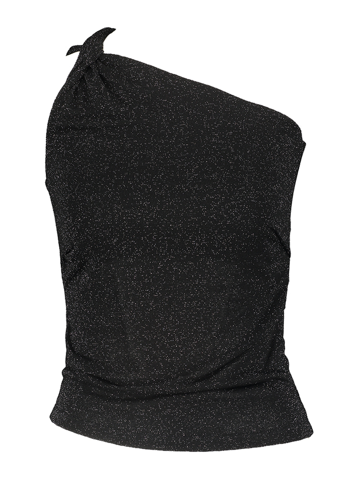 Zwarte top met glitter Tropical Indee Girls 