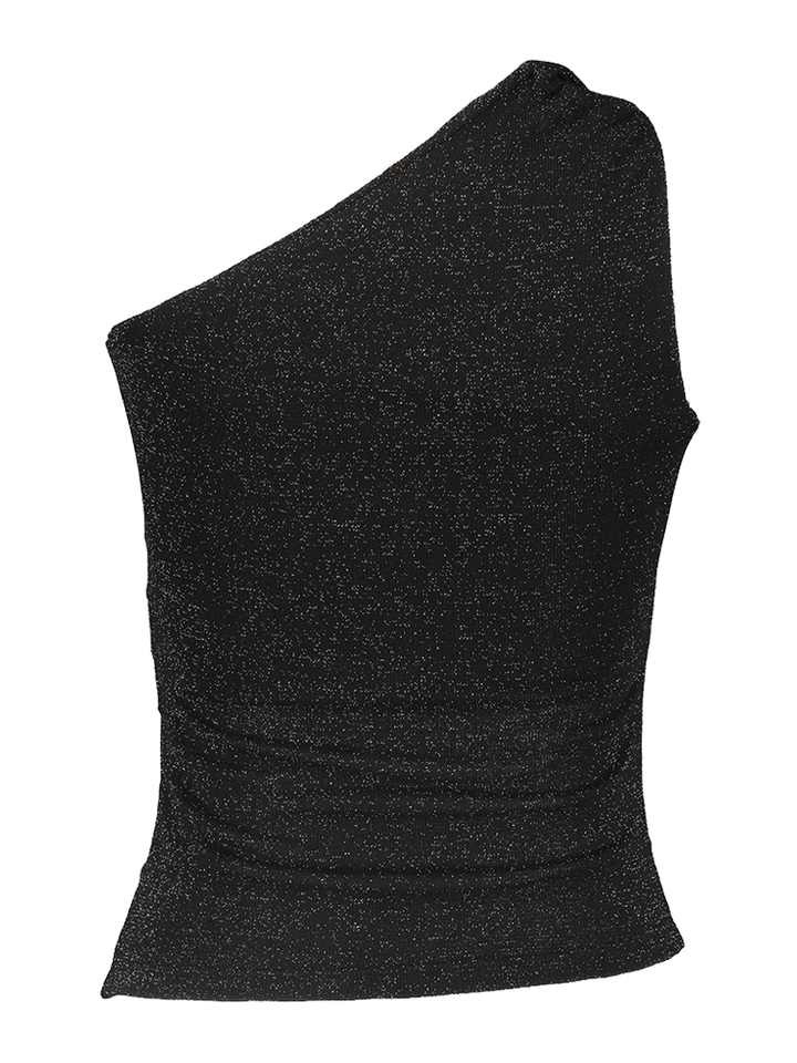 Zwarte top met glitter Tropical Indee Girls 