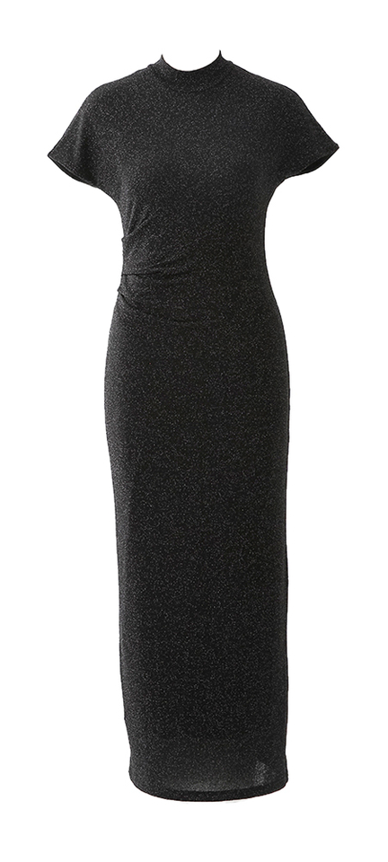 Lange zwarte feestjurk Totally Indee Girls