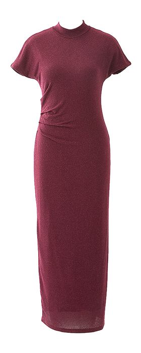 Bordeaux kleurige feestjurk Totally Indee Girls