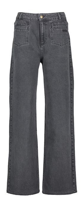 Donkergrijze straight fit jeans Taxi T Indee