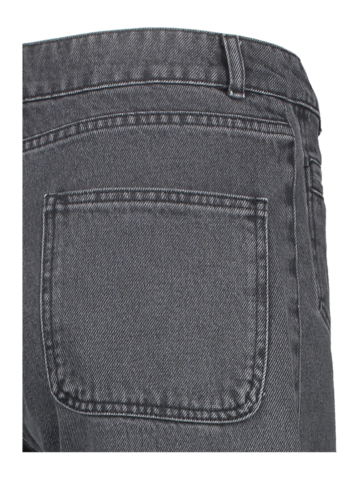 Donkergrijze straight fit jeans Taxi T Indee