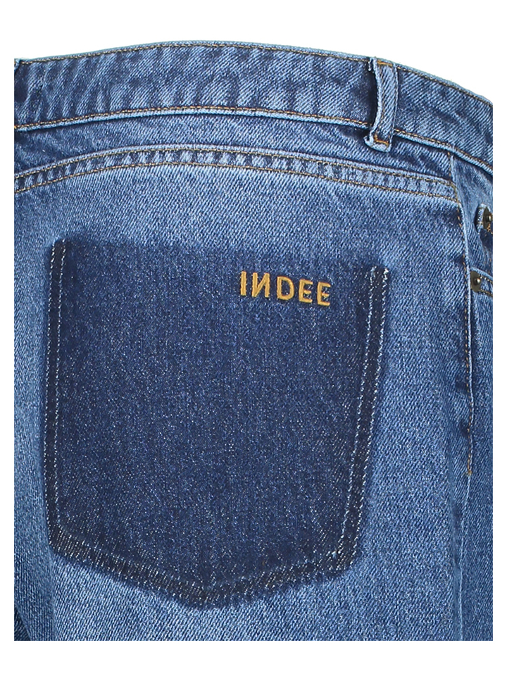 Blauwe straight fit jeans Tonic T Indee Junior