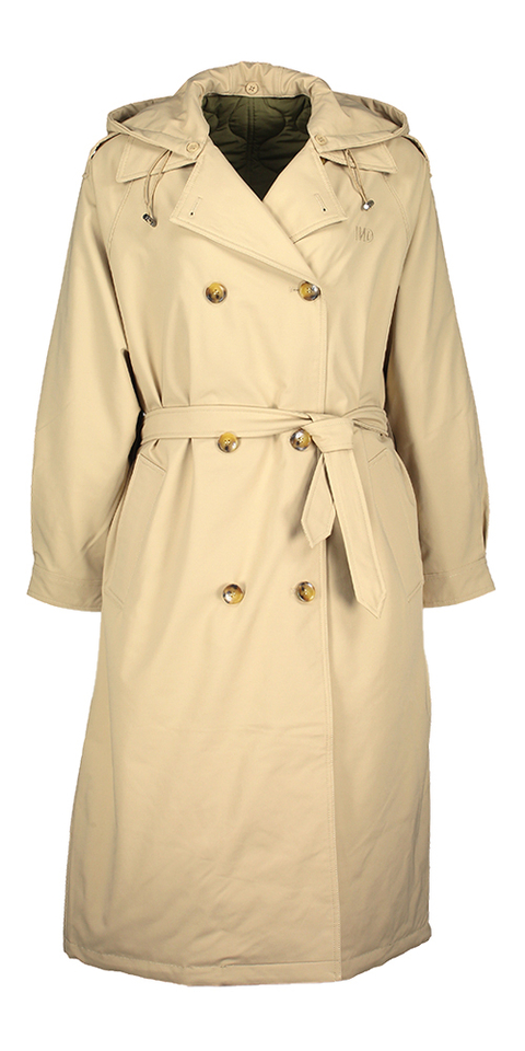 Beige dikkere trenchcoat Travel Indee Girls