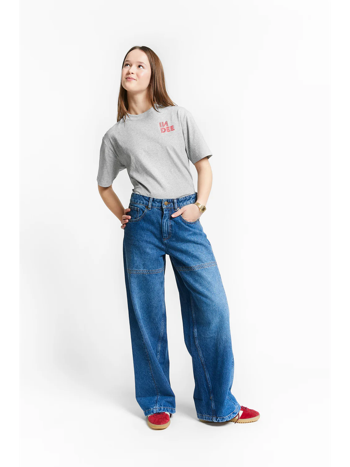 Grey melange t-shirt Taros T Indee Junior