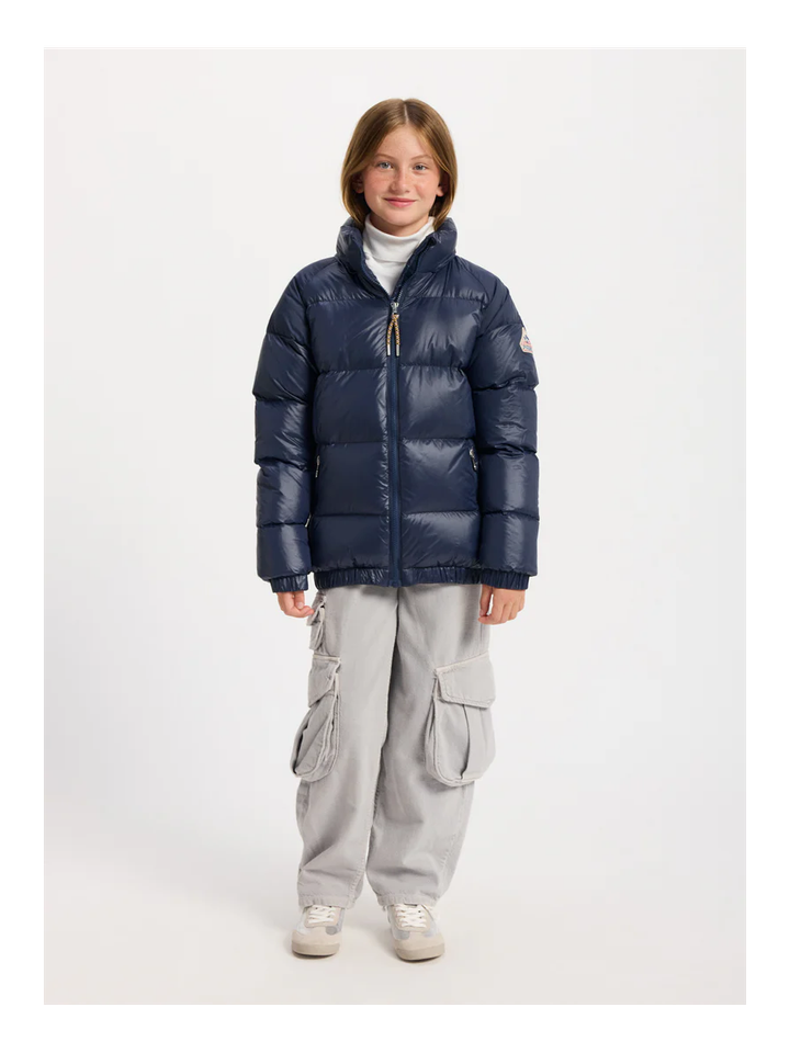 Blauwe padded jas Vintage Myrhic Pyrenex