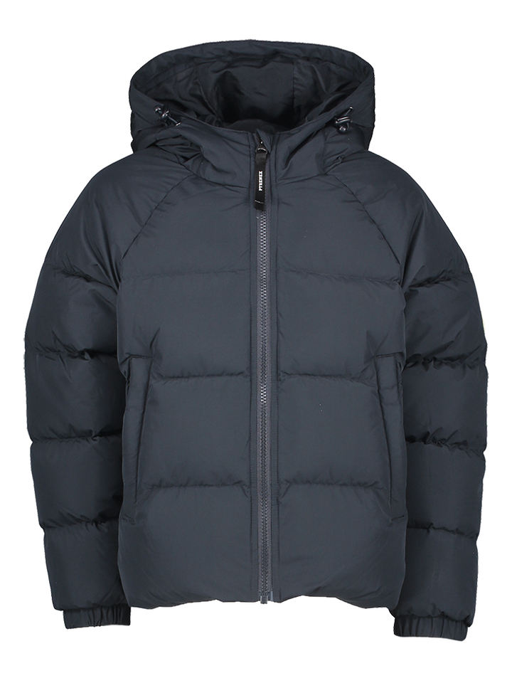 Blauwe padded winterjas met kap Sten Smooth Pyrenex 