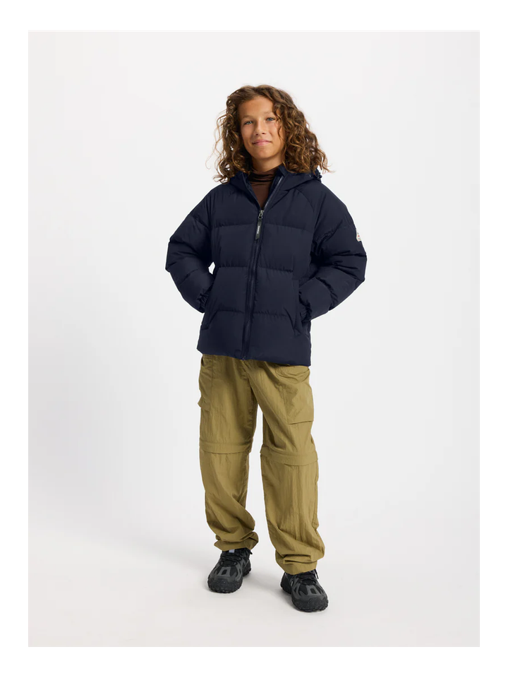 Blauwe padded winterjas met kap Sten Smooth Pyrenex 
