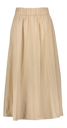 Beige plooirok met elastiek  en zakken Yara Neo Noir 