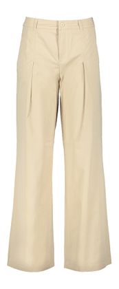 Rosner Beige katoenen wide leg broek Mara Wide Leg