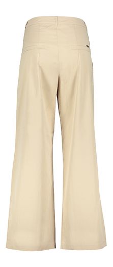 Beige katoenen wide leg broek Mara Wide Leg Rosner 