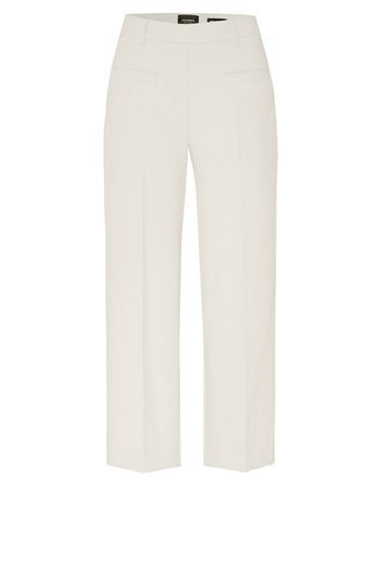 Ecru wijde broek in structuur Mara Wide Leg Rosner
