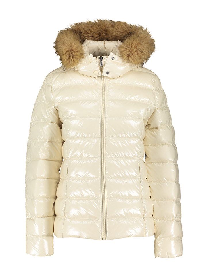 Beige winter pufferjas Luxe Jott