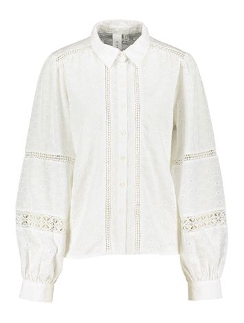 Witte katoenen bloes Yasrui Y.A.S