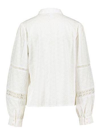 Witte katoenen bloes Yasrui Y.A.S