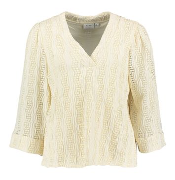 Beige bloes met kant Vilumena Vila 