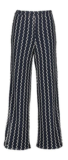 Blauw wit gehaakte broek Viellen Vila 