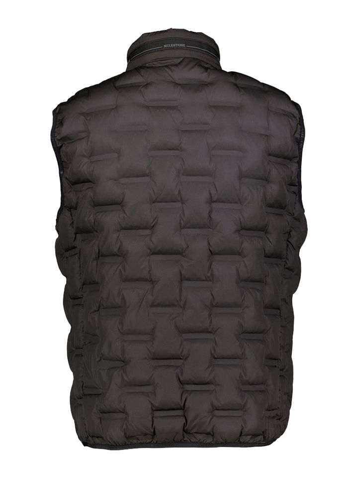 Zwarte bodywarmer Malcom Milestone 