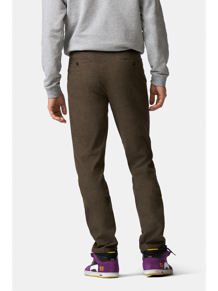Bruine geklede broek Bonn Flannel Meyer