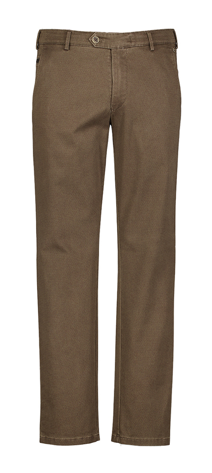 Bruine katoenen broek Bonn Meyer