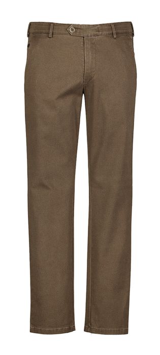 Bruine katoenen broek Bonn Meyer