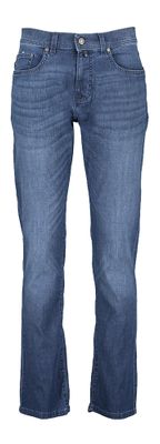Blauwe tapared fit jeans Pierre Cardin