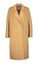 Camel kleurige lange mantel Diddato Kocca