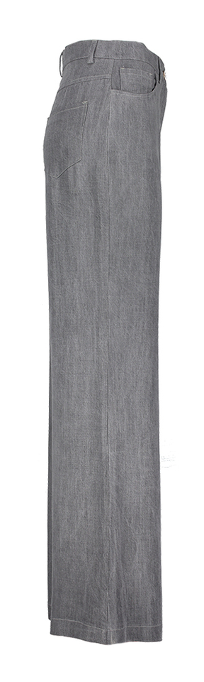 Grijskleurige losvallende broek Eraldo Kocca