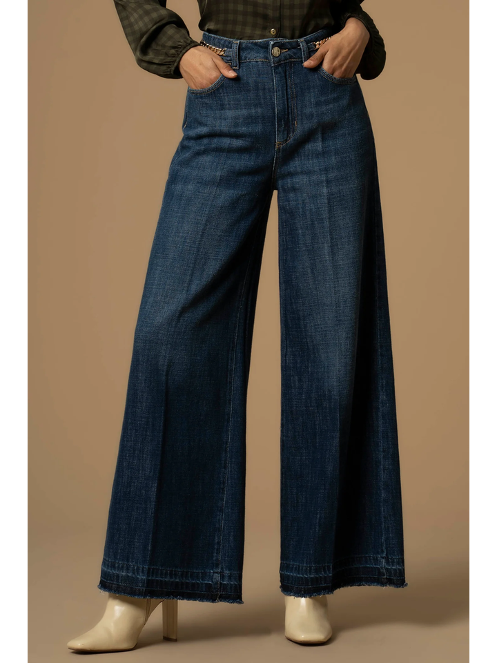 Blauwe loose fit jeans Lullacat Kocca 