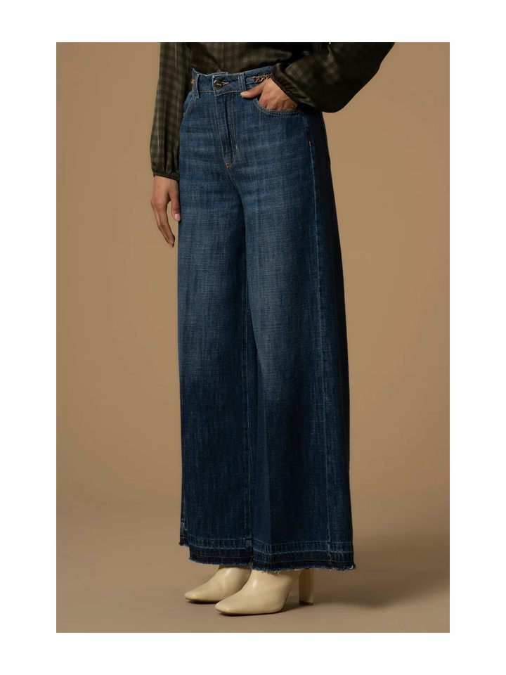 Blauwe loose fit jeans Lullacat Kocca 