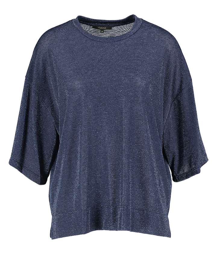 Blauwe glitter bloes Alessio Kocca