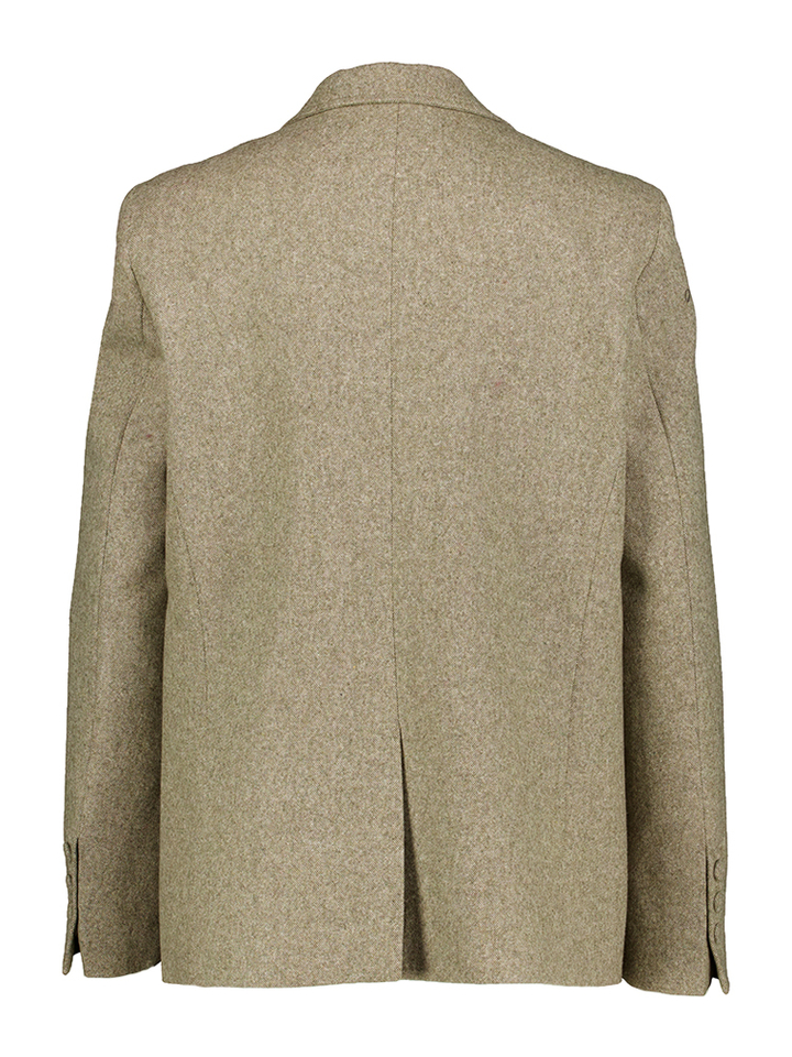 Kaki groene wollen blazer Endacil Kocca 