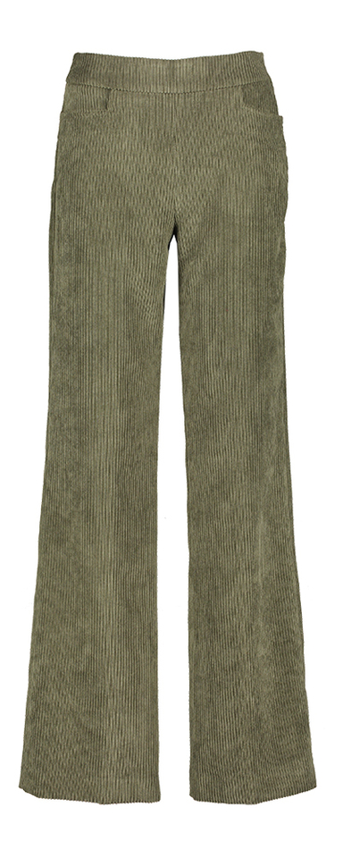 Kaki groene broek in corduroy Ansyell Kocca 