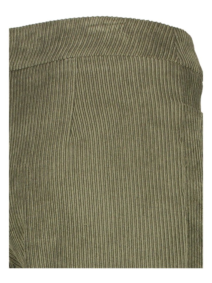 Kaki groene broek in corduroy Ansyell Kocca 
