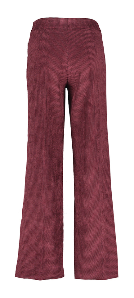 Bordeaux wijde broek in corduroy Ansyell Kocca 