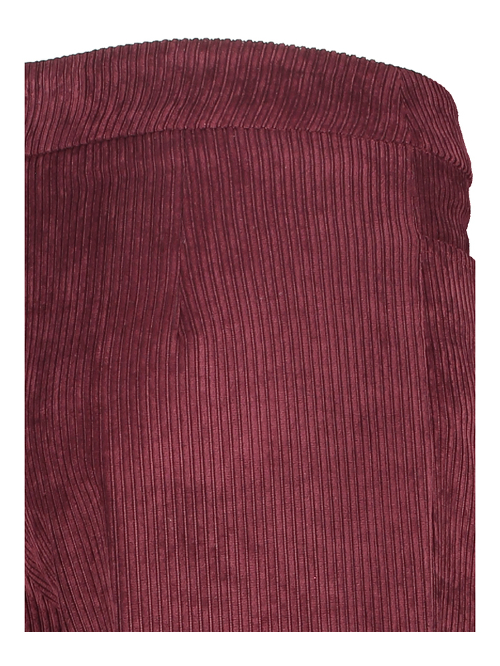 Bordeaux wijde broek in corduroy Ansyell Kocca 