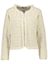 Beige openvallende gilet met goudkleurig detail Bruno Kocca 