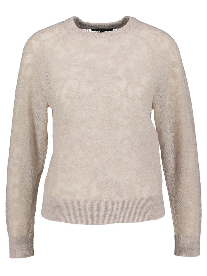 Beige pull met print Giole Kocca 