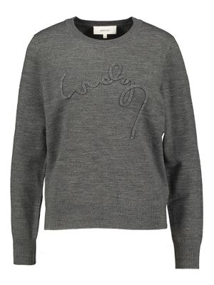 Donkergrijze pull met ronde hals Catteo Kocca