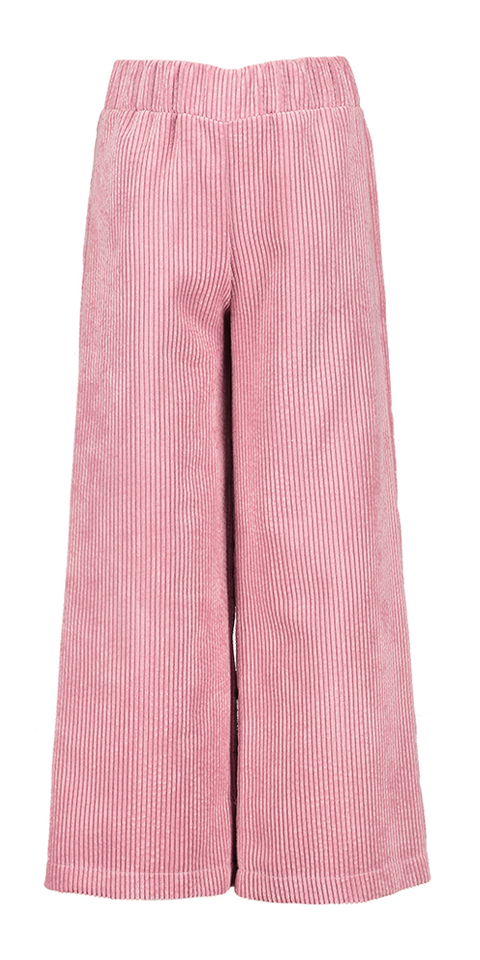 Blush pink ribfluwelen broek Teri Blue Bay