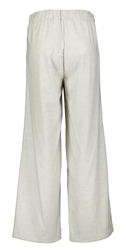 Grijze wijde broek met rits Kaat Blue Bay