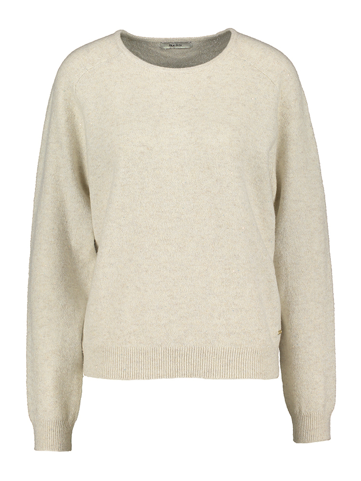 Beige trui met glitterdraad Charlize Bellerose