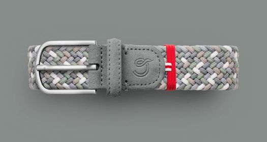 Flecked riem Newport beach suede La Boucle