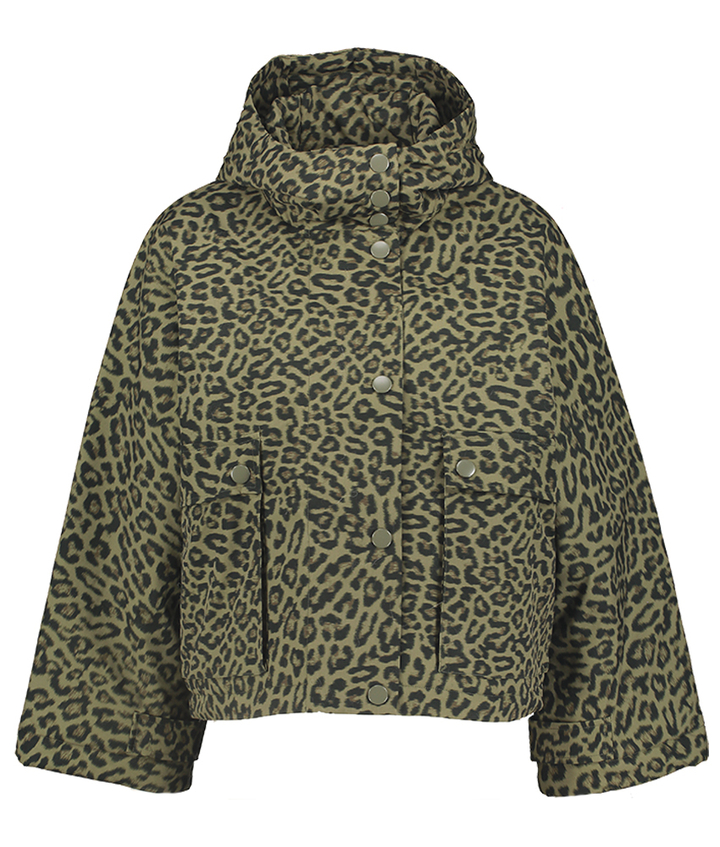 Korte jas in dierenprint Jenna Bellerose dames