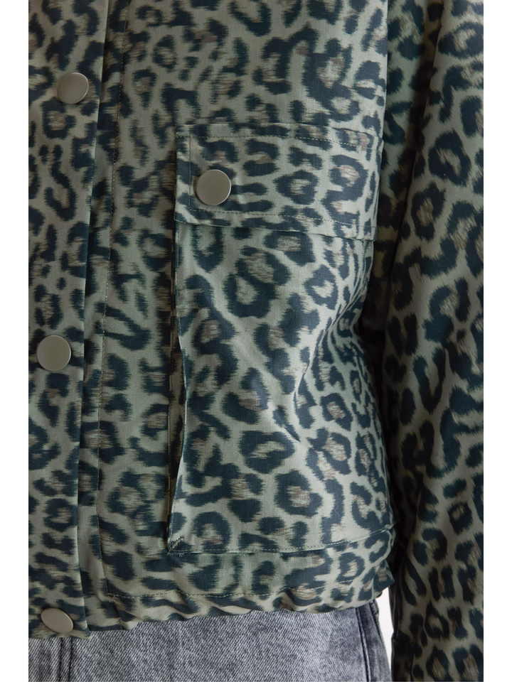 Korte jas in dierenprint Jenna Bellerose dames