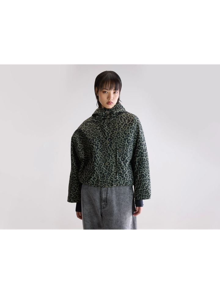 Korte jas in dierenprint Jenna Bellerose dames