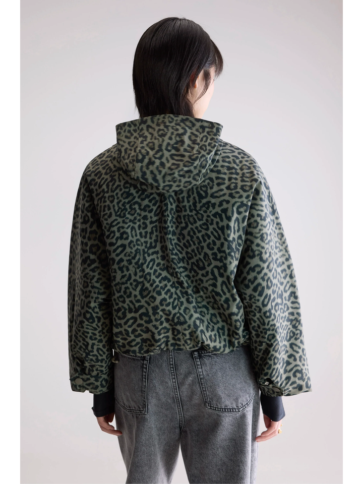 Korte jas in dierenprint Jenna Bellerose dames